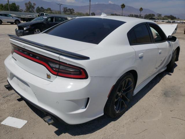 2C3CDXGJ3MH581623 - 2021 DODGE CHARGER SC WHITE photo 4