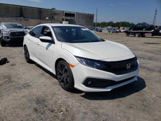 19XFC2F82LE004332 - 2020 HONDA CIVIC SPOR WHITE photo 1