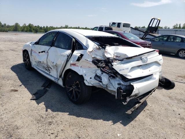 19XFC2F82LE004332 - 2020 HONDA CIVIC SPOR WHITE photo 3