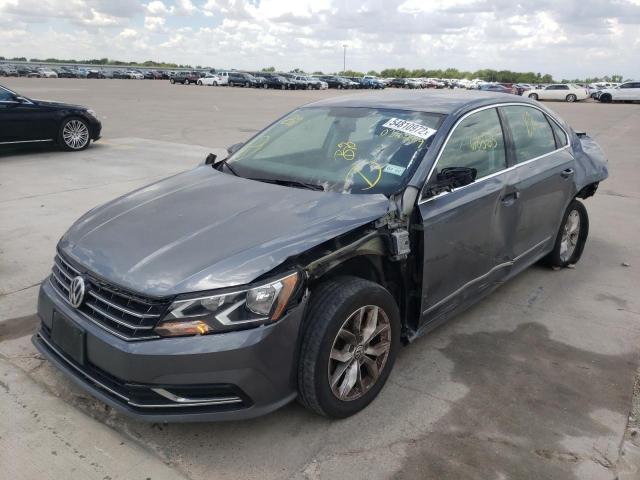 1VWAT7A34HC038464 - 2017 VOLKSWAGEN PASSAT S GRAY photo 2