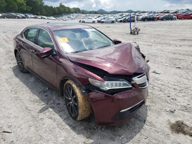 19UUB2F5XFA019668 - 2015 ACURA TLX TECH MAROON photo 1