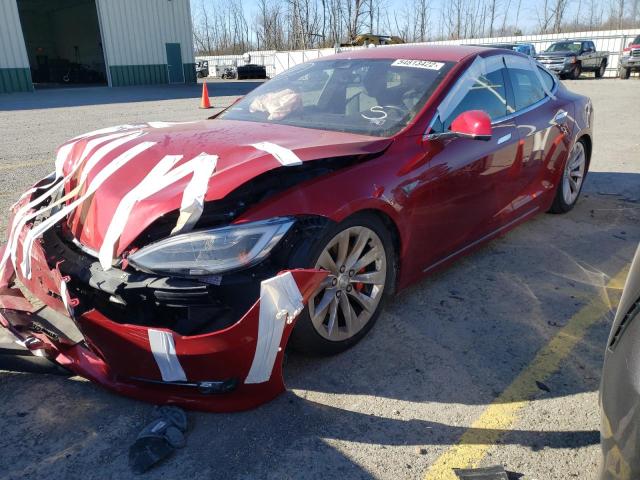 5YJSA1E45GF156635 - 2016 TESLA MODEL S Բորդո լուսանկար 2