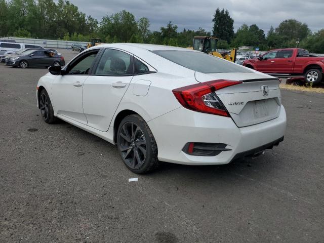 2HGFC2F82MH525302 - 2021 HONDA CIVIC SPOR WHITE photo 3