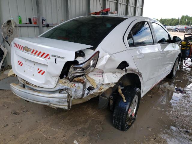 1G1JA5SH8F4149042 - 2015 CHEVROLET SONIC LS WHITE photo 4