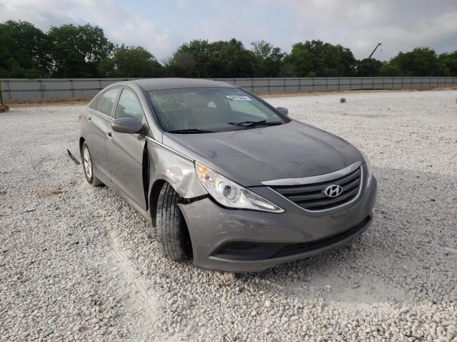 5NPEB4AC5EH812243 - 2014 HYUNDAI SONATA GLS GRAY photo 1