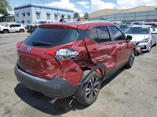 3N1CP5CV1LL482551 - 2020 NISSAN KICKS SV RED photo 4