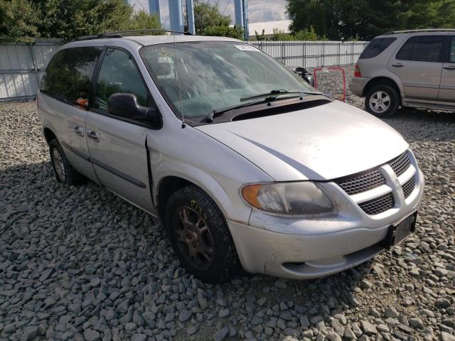 1D4GP45R44B575756 - 2004 DODGE CARAVAN SX SILVER photo 1