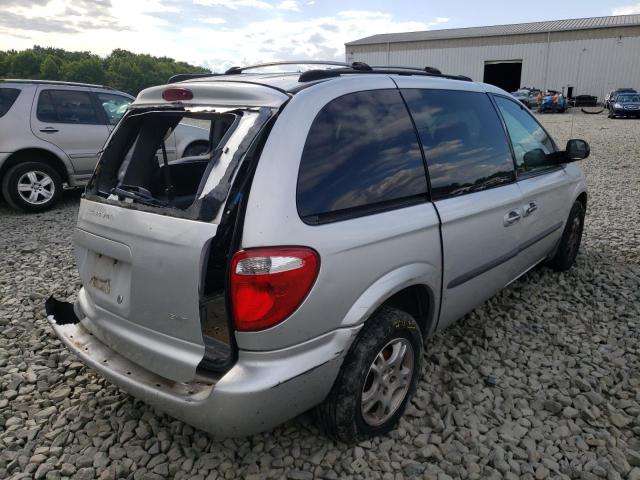 1D4GP45R44B575756 - 2004 DODGE CARAVAN SX SILVER photo 4