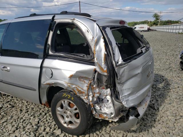 1D4GP45R44B575756 - 2004 DODGE CARAVAN SX SILVER photo 9