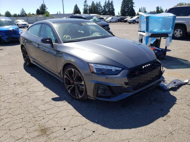 WAUB4CF58NA004507 - 2022 AUDI S5 PRESTIG GRAY photo 1