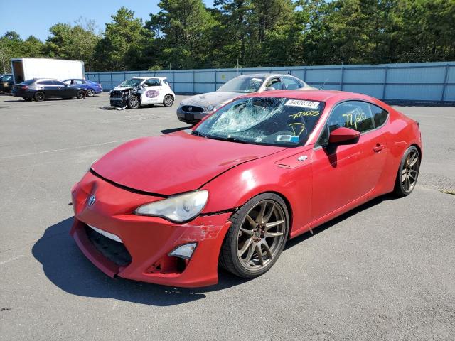 JF1ZNAA13D1703605 - 2013 TOYOTA SCION FR-S RED photo 2