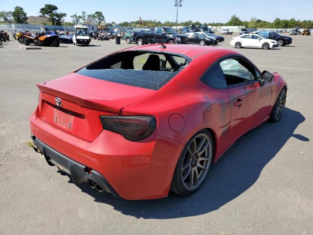 JF1ZNAA13D1703605 - 2013 TOYOTA SCION FR-S RED photo 4