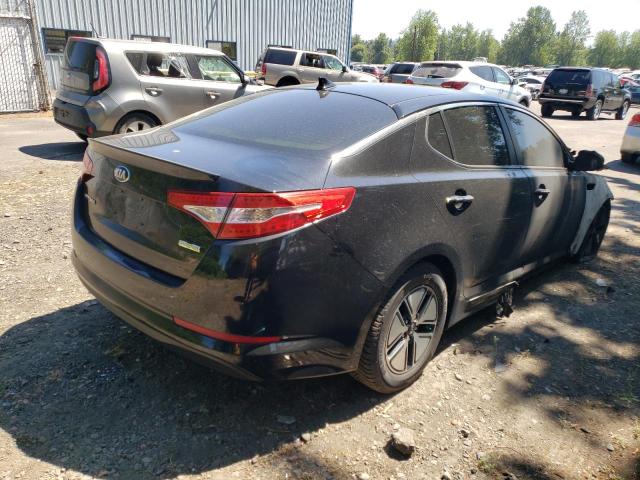 KNAGM4AD4C5032322 - 2012 KIA OPTIMA HYB BLACK photo 4