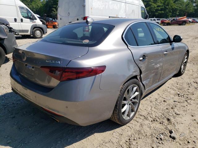 ZARFAEDN4H7536775 - 2017 ALFA ROMEO GIULIA Q4 GRAY photo 4