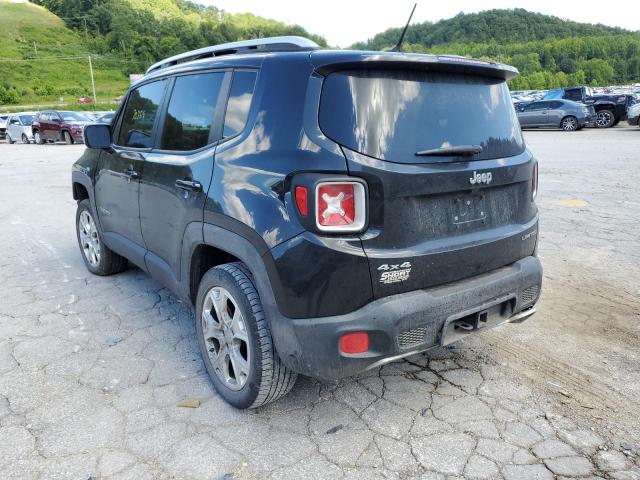 ZACCJBDT4GPE15093 - 2016 JEEP RENEGADE BLACK photo 3