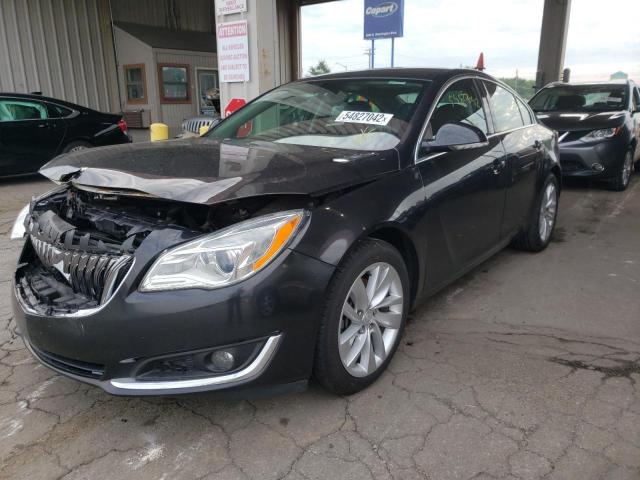 2G4GK5EX8F9178549 - 2015 BUICK REGAL BLACK photo 2