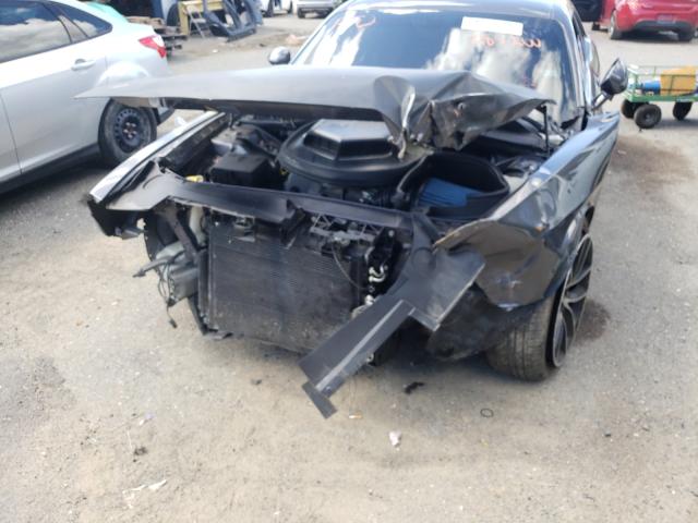 2C3CDZFJ5GH285200 - 2016 DODGE CHALLENGER GRAY photo 9