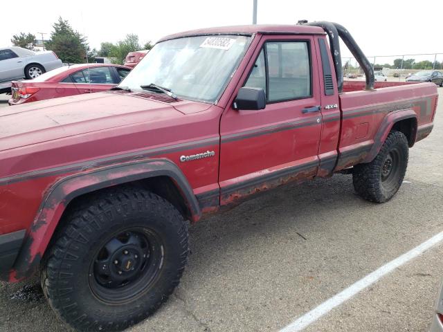 1J7FJ36L3KL579168 - 1989 JEEP COMANCHE P RED photo 9