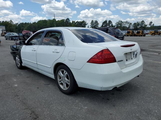 1HGCM56387A176574 - 2007 HONDA ACCORD SE WHITE photo 3