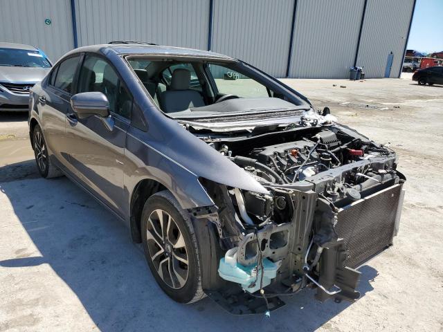 19XFB2F81FE021095 - 2015 HONDA CIVIC EX GRAY photo 1