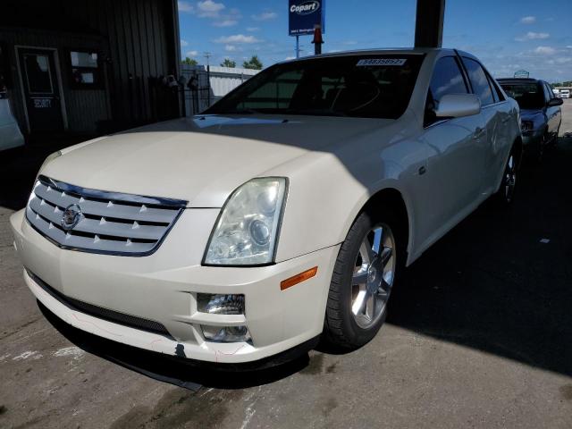 1G6DW677550198462 - 2005 CADILLAC STS WHITE photo 2