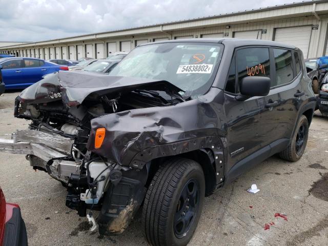 ZACNJAAB2LPL28430 - 2020 JEEP RENEGADE S GRAY photo 2