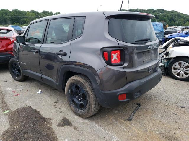 ZACNJAAB2LPL28430 - 2020 JEEP RENEGADE S GRAY photo 3