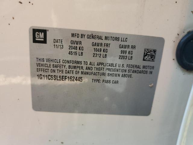 1G11C5SL5EF162445 - 2014 CHEVROLET MALIBU 1LT კრემისფერი ფოტო 10