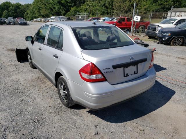 3N1CC1AP3AL375586 - 2010 NISSAN VERSA S SILVER photo 3