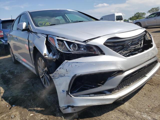 5NPE34AF3HH567597 - 2017 HYUNDAI SONATA SPO SILVER photo 1