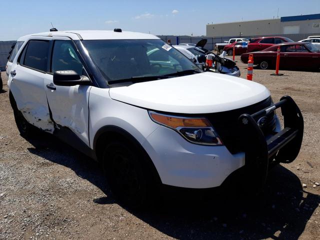 1FM5K8AR2EGB91135 - 2014 FORD EXPLORER P WHITE photo 1