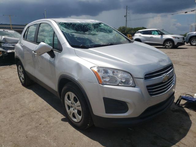 KL7CJKSB6GB693754 - 2016 CHEVROLET TRAX LS SILVER photo 1