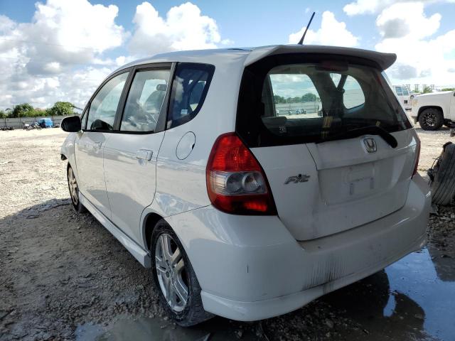 JHMGD38667S027861 - 2007 HONDA FIT S 白色 照片 3