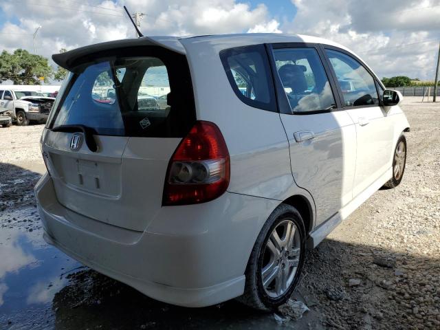 JHMGD38667S027861 - 2007 HONDA FIT S 白色 照片 4