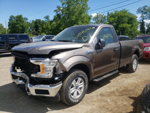 1FTMF1EP0KKC26395 - 2019 FORD F150 BROWN photo 2