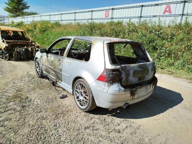 9BWDE61J624060654 - 2002 VOLKSWAGEN GOLF GTI SILVER photo 3