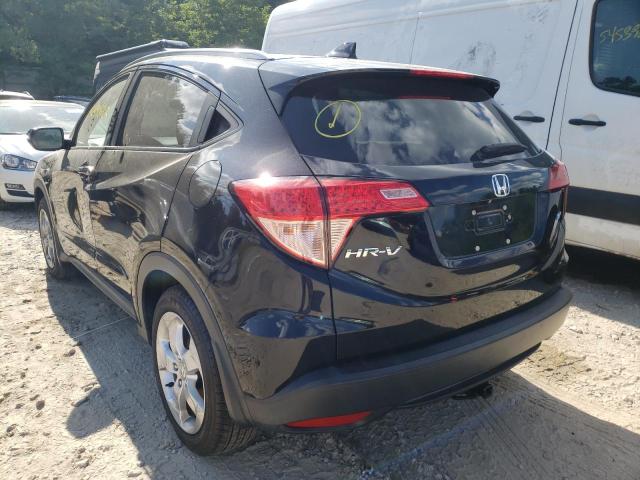 3CZRU6H70GM705401 - 2016 HONDA HR-V EXL GRAY photo 3