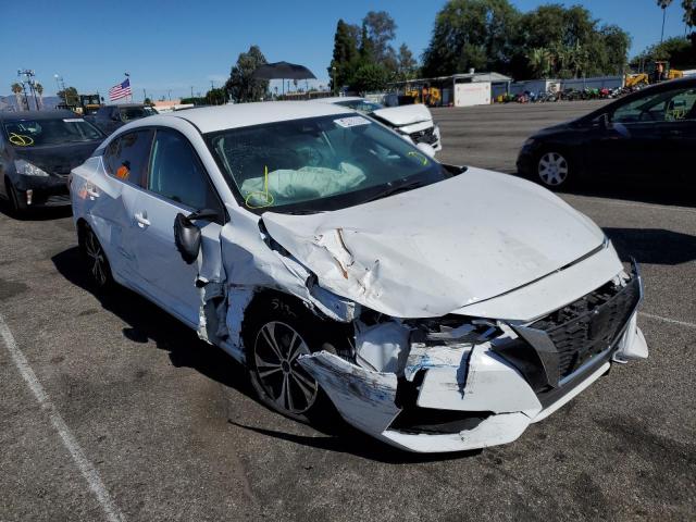 3N1AB8CV4NY238857 - 2022 NISSAN SENTRA SV WHITE photo 1