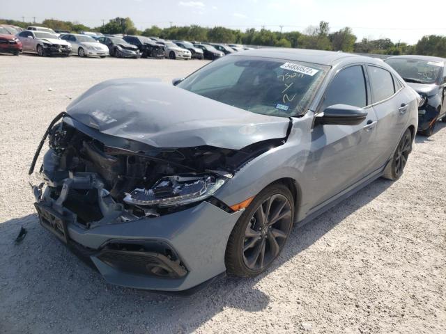 SHHFK7H91KU222209 - 2019 HONDA CIVIC SPORT TOURING  photo 2