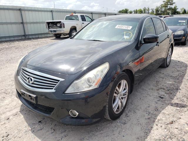 JN1CV6AP5DM724751 - 2013 INFINITI G37 BASE BLACK photo 2