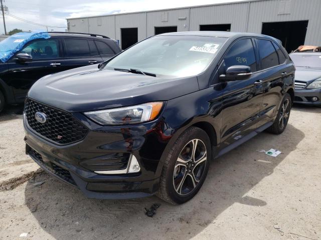 2FMPK4AP5KBB63235 - 2019 FORD EDGE ST BLACK photo 2