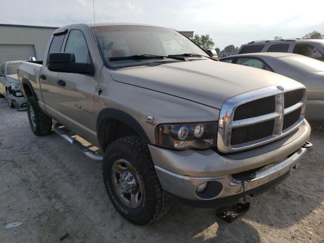 3D7KU28C74G229273 - 2004 DODGE RAM 2500 S GOLD photo 1