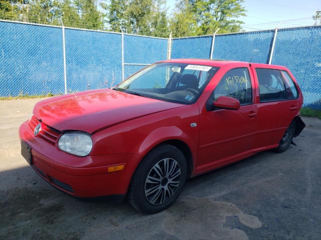 9BWEL41J874008903 - 2007 VOLKSWAGEN CITY GOLF RED photo 2