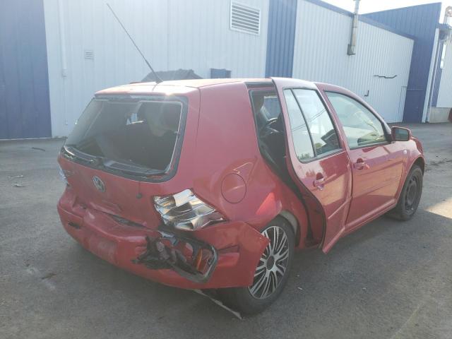 9BWEL41J874008903 - 2007 VOLKSWAGEN CITY GOLF RED photo 4