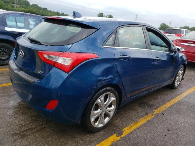 KMHD35LH2FU236251 - 2015 HYUNDAI ELANTRA GT BLUE photo 4