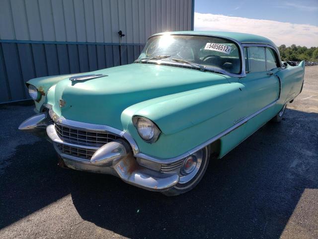 556207907 - 1955 CADILLAC COUPE DEVI TURQUOISE photo 2