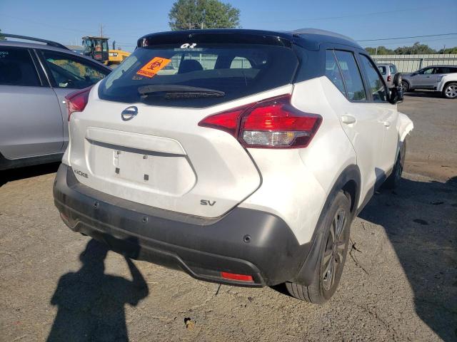 3N1CP5CV6LL520212 - 2020 NISSAN KICKS SV WHITE photo 4