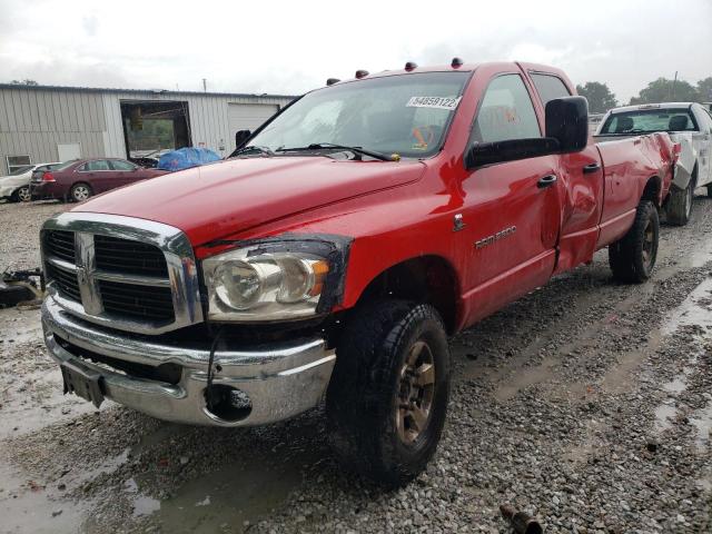 1D7KS28C46J127534 - 2006 DODGE RAM 2500 S RED photo 2