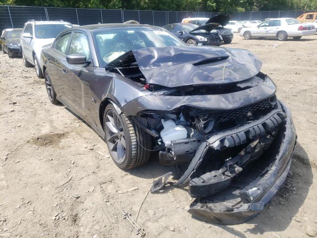 2C3CDXGJ5KH756841 - 2019 DODGE CHARGER SC GRAY photo 1