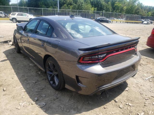 2C3CDXGJ5KH756841 - 2019 DODGE CHARGER SC GRAY photo 3